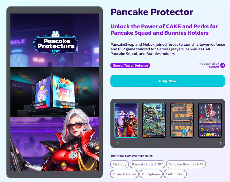 PancakeSwap запустила игровой маркетплейс