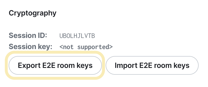 Resetting the server-side key backup