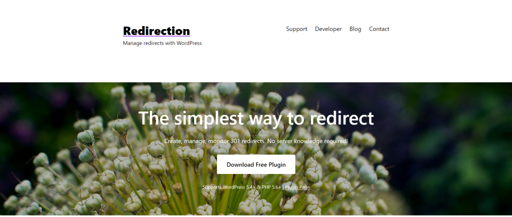 Sitio web de Redirection