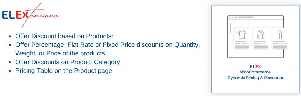 Plugin ELEX WooCommerce Dynamic Pricing and Discounts de WooCommerce