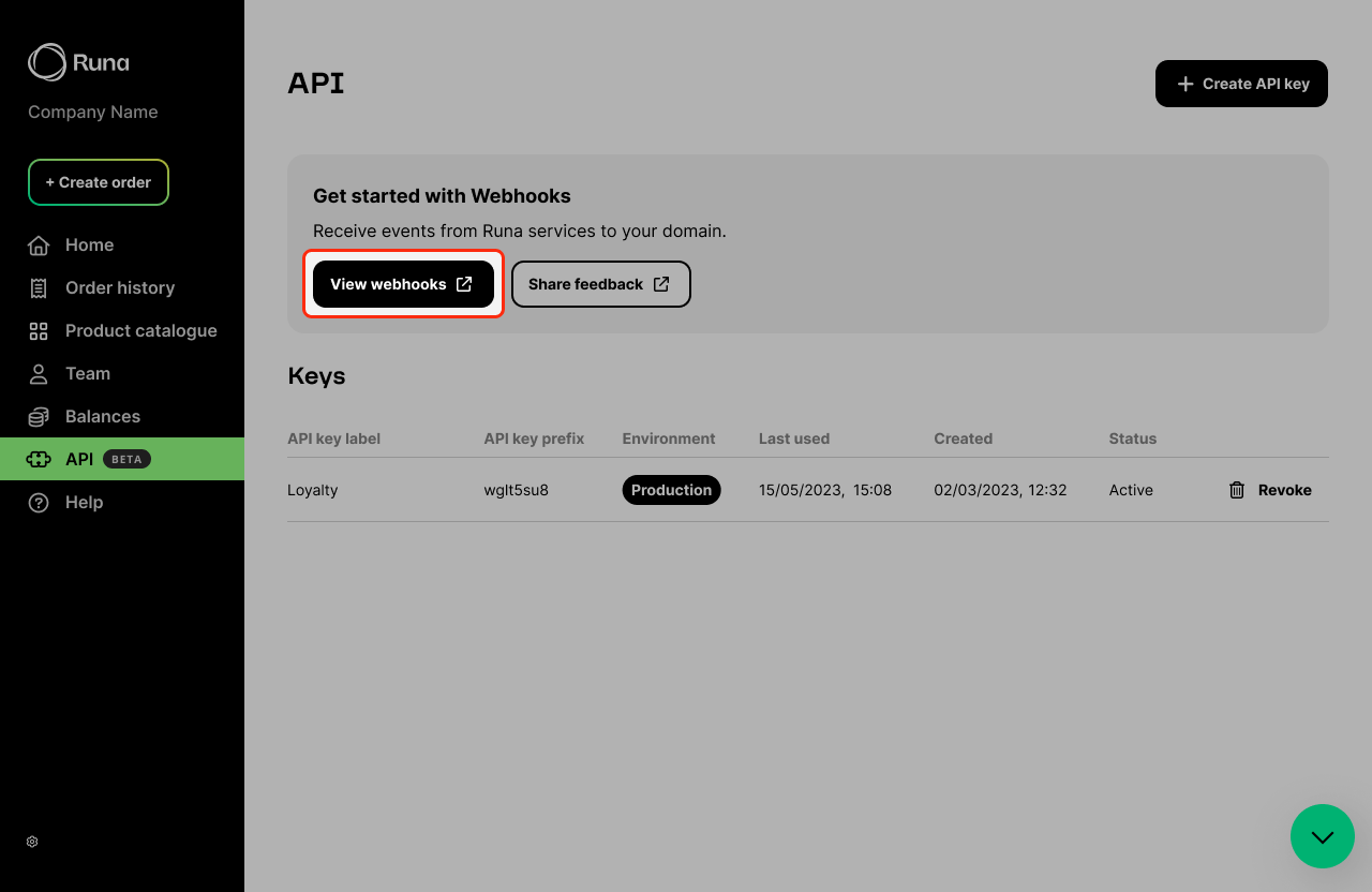 Setting Up Your Webhook