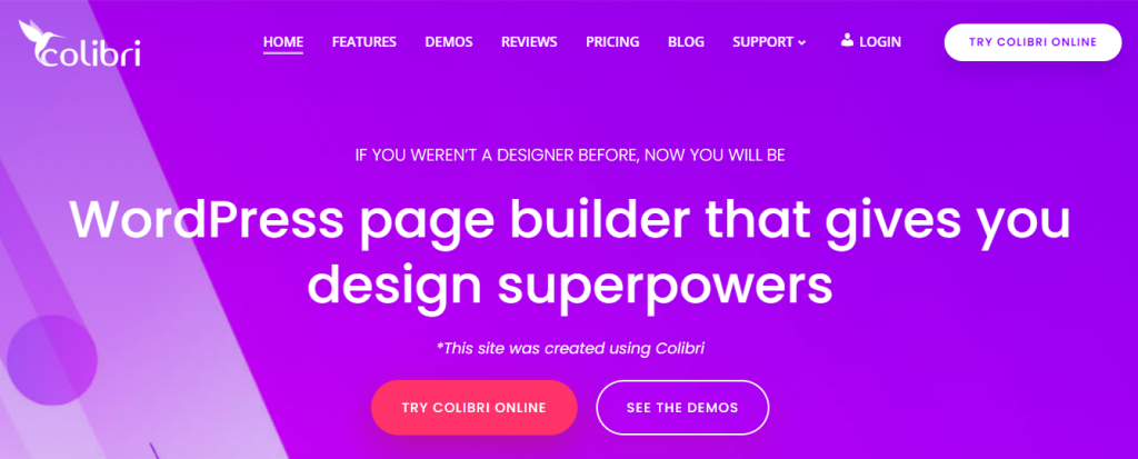 Plugin Colibri Page Builder de WordPress