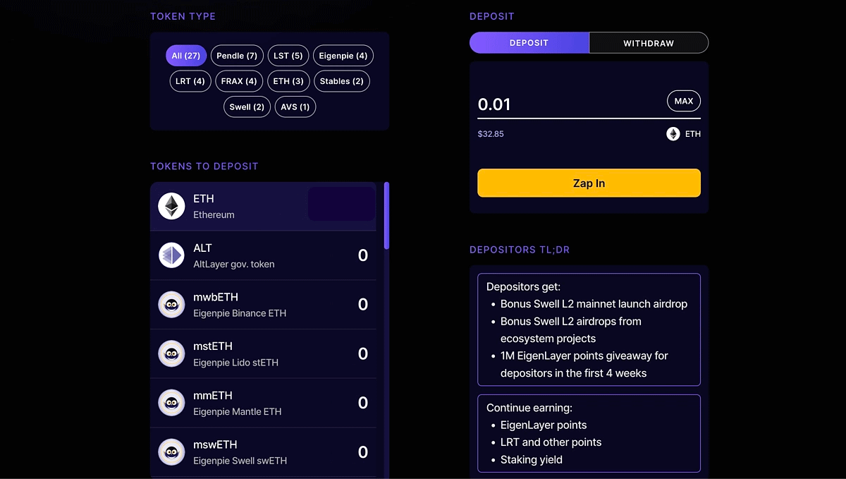 Как добывать «жемчужины» от Swell: аирдроп-гайд