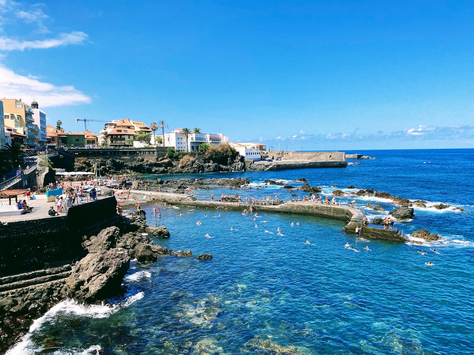 view of water with people swimming