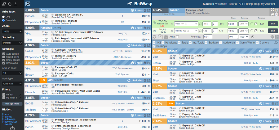 Surebet Scanners