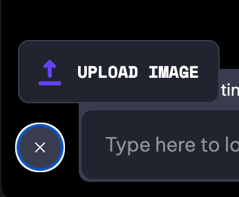 'Upload Image' icon.