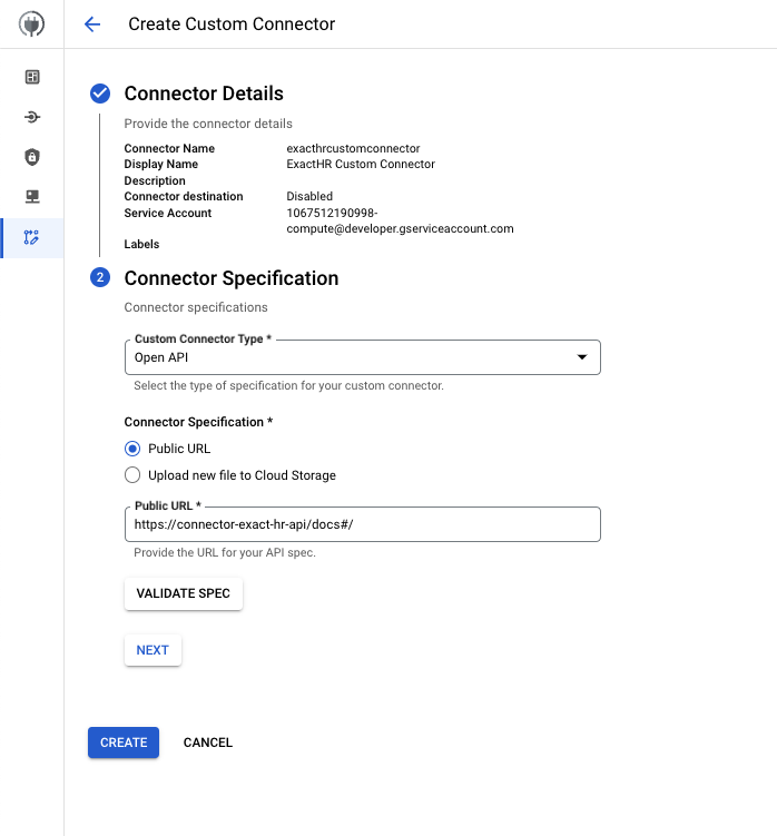 How to create a Custom Connector in Google Cloud Application Integration