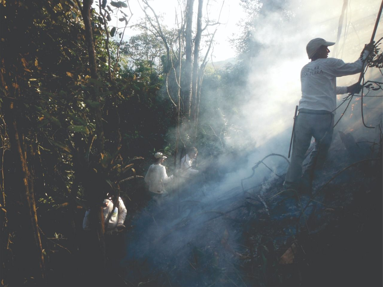 Firefighters in Brazil