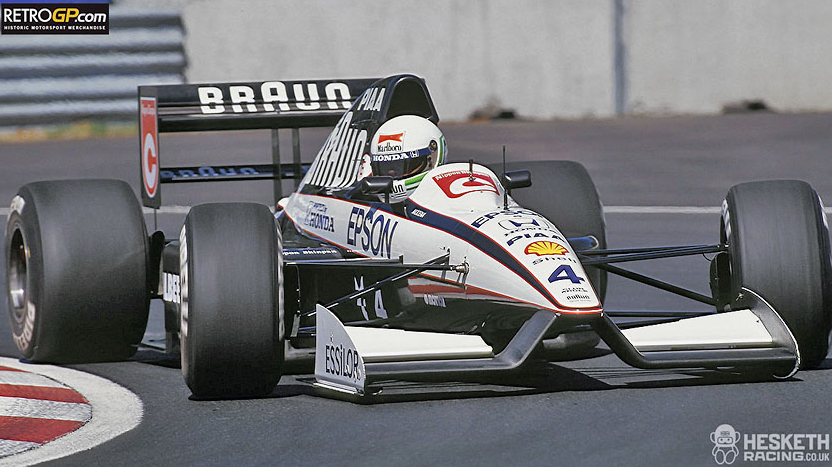 Stefano Modena at 1991 Canada GP - heskethracing.co.uk
