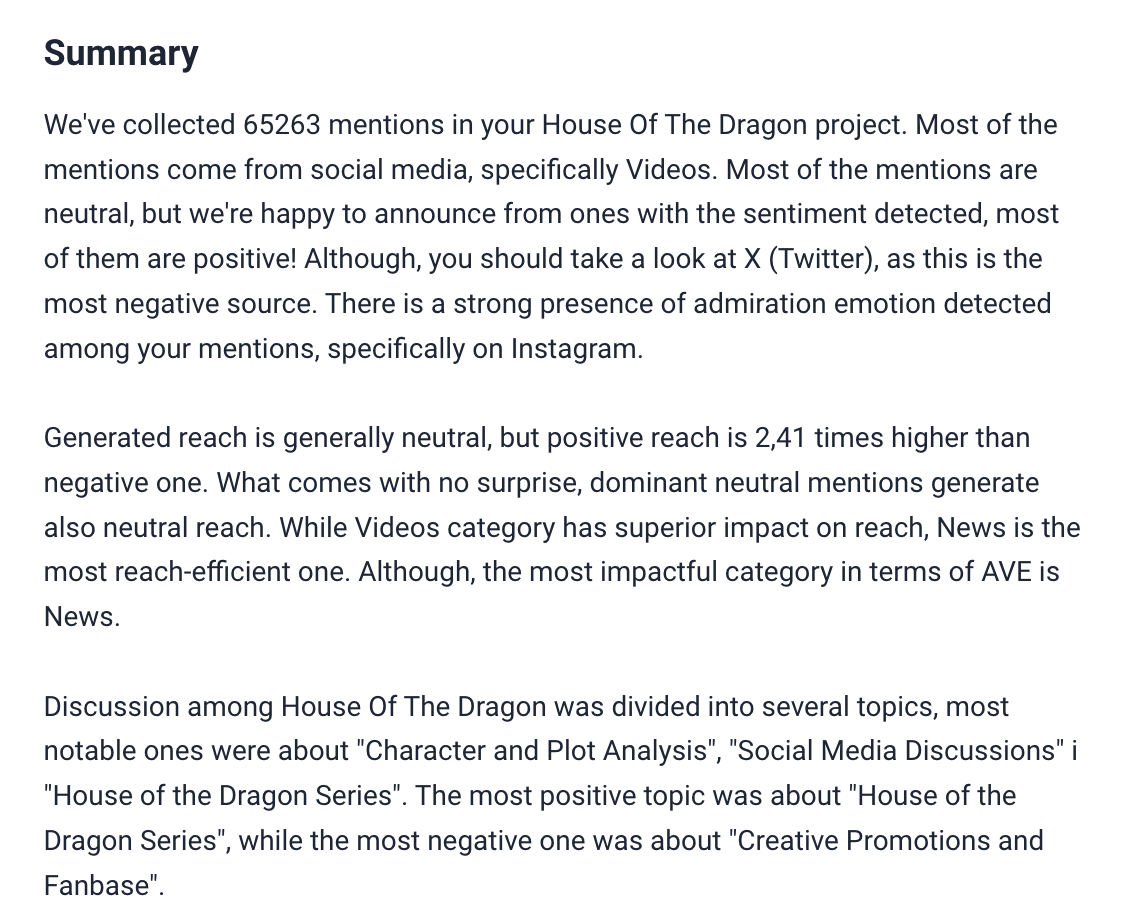 AI-based Insights by Brand24