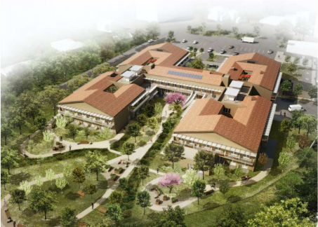 Image de la reconstruction d’un bâtiment neuf de 85 lits et places - Centre Hospitalier de LAVAUR