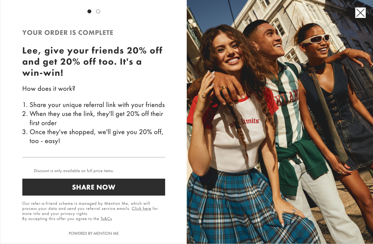 ASOS refer-a-friend example