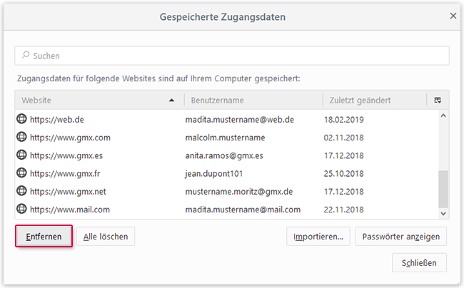 Wie Lösche Ich Gespeicherte Passwörter Im Browser? – Nebenan.de