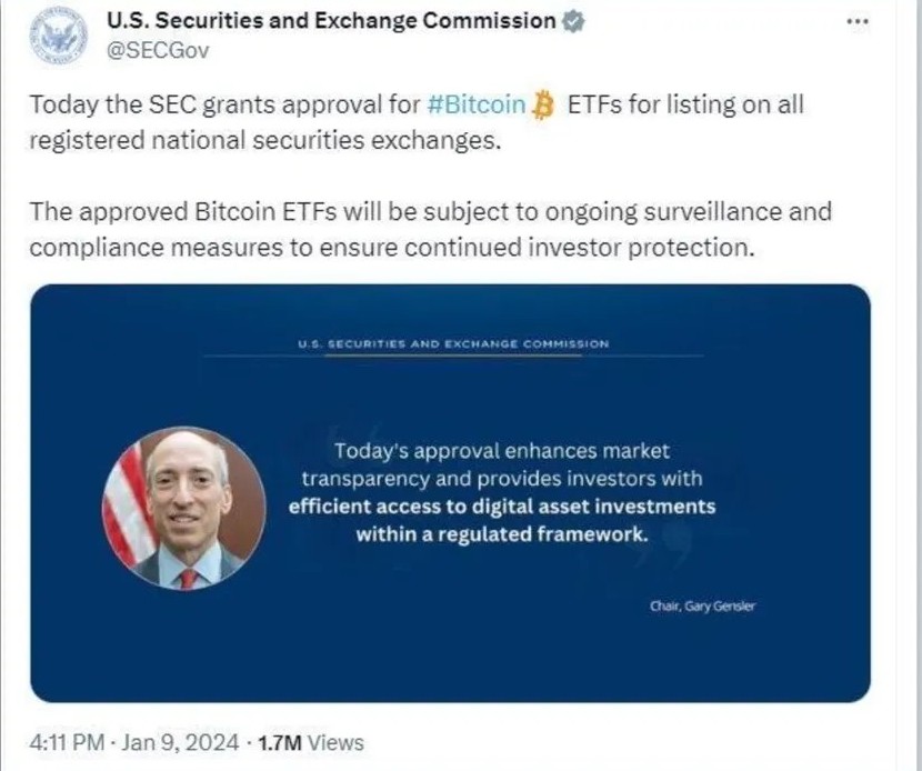 X-аккаунт SEC взломали для публикации фейкового одобрения биткоин-ETF